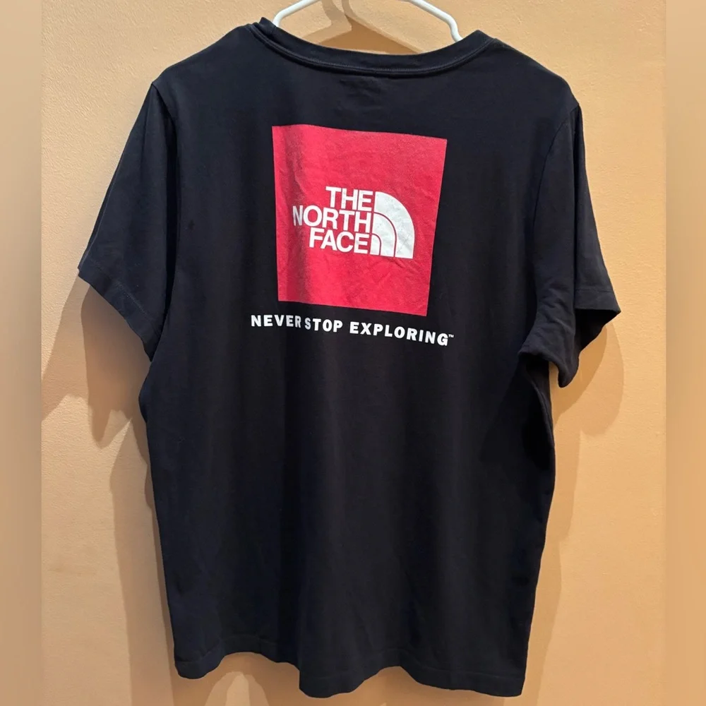 The North Face Shirt Mens Large Black Never Stop Exploring Graphic Tee Large